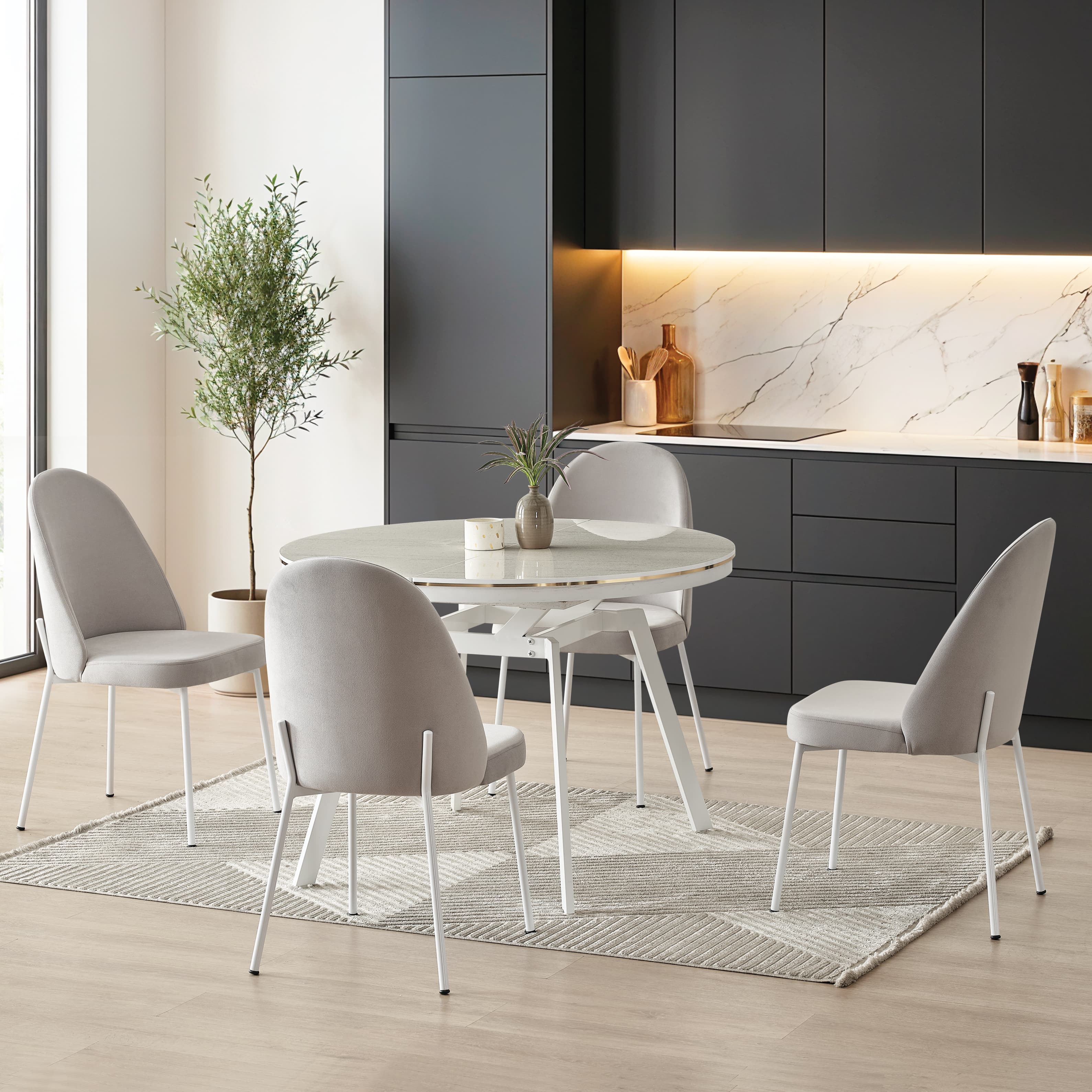 Doğa Esszimmersitzgruppe (6'er Set)